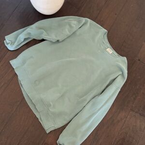 Hanes ComfortWash Sage Green Crewneck Sweatshirt